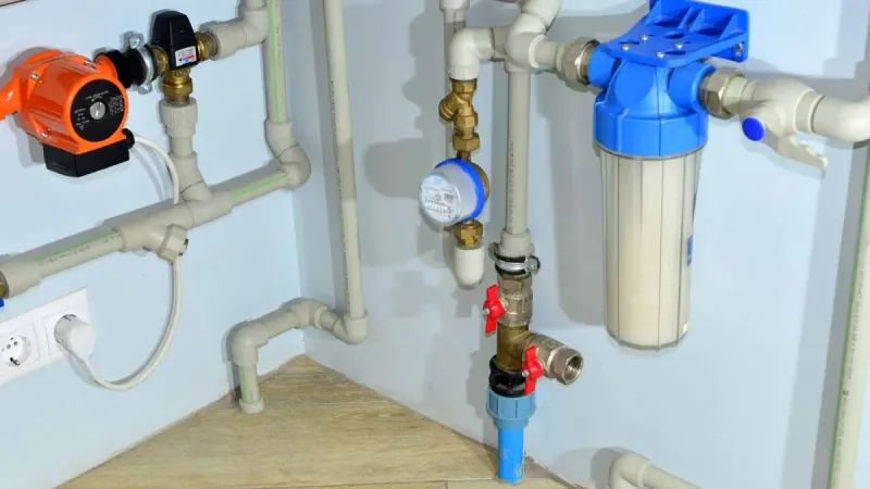 Whole-house water filtration system